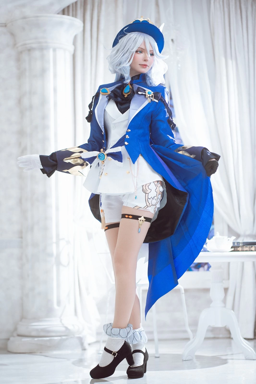 生化4RE阿什莉体模COS《原神》娜维娅 非常还原!