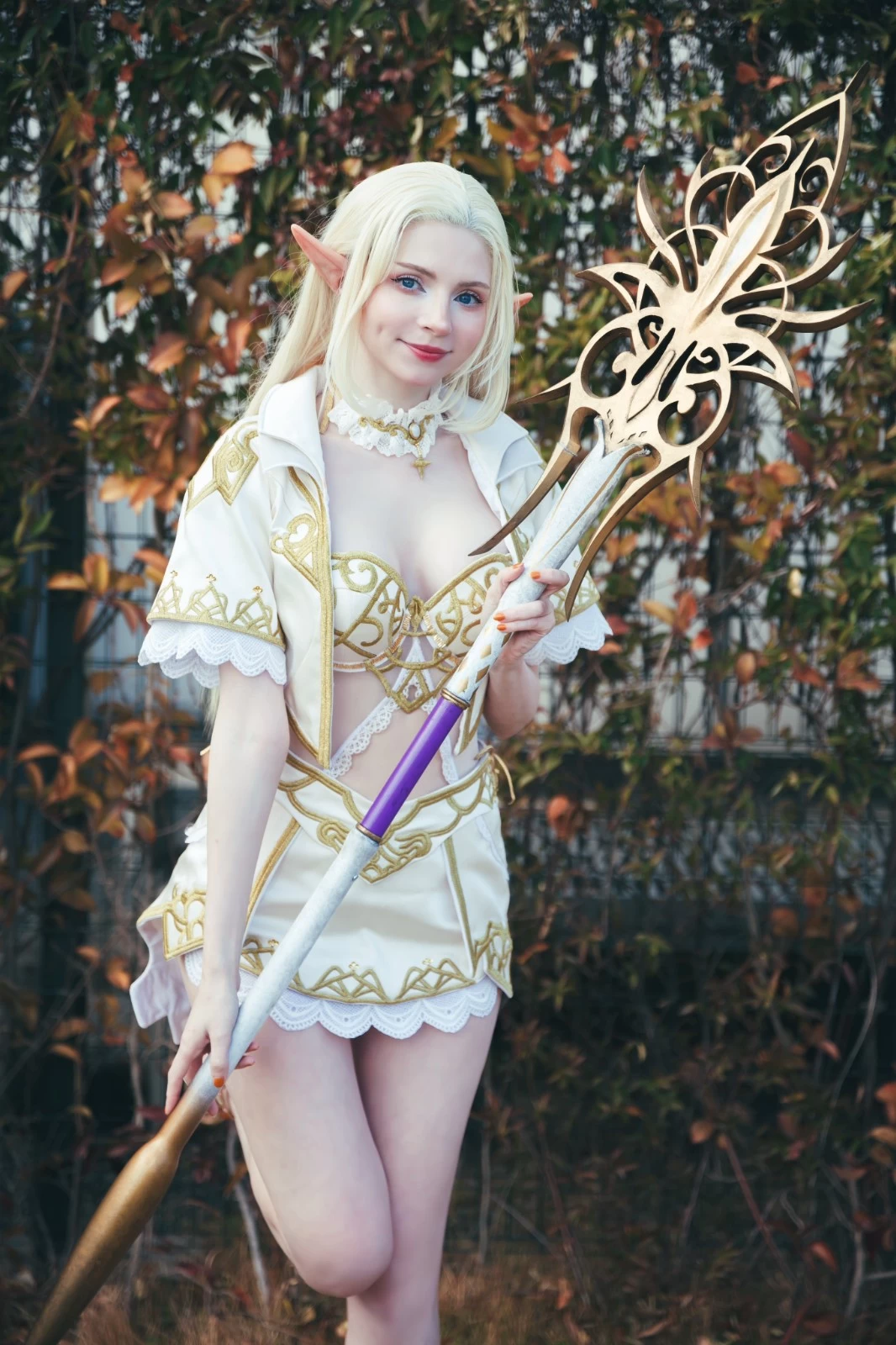 生化4RE阿什莉体模COS《原神》娜维娅 非常还原!