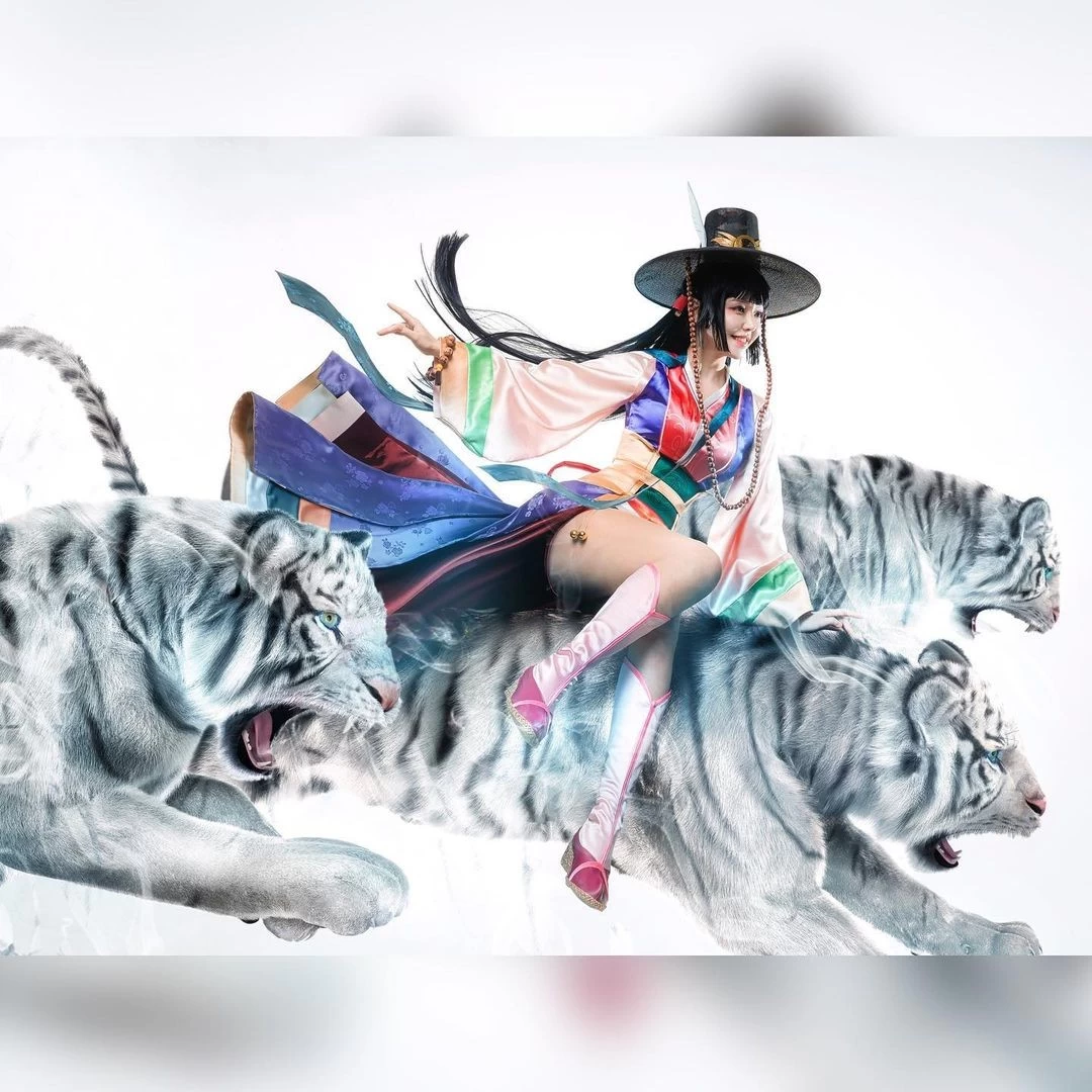 韩国美女Coser pion美图赏:欧派香软 黑丝诱人 韩国美女Coser pion美图赏:欧派香软 黑丝诱人