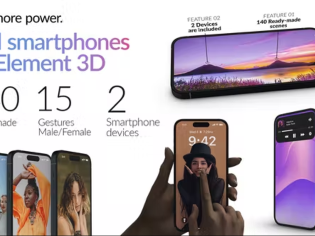 AE模板-140款智能手机设备APP应用界面介绍动画 – 百度云下载