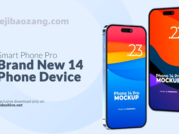 AE模板-三维苹果手机界面APP应用信息展示介绍动画 Phone 14 Pro Device Mockup – 百度云下载
