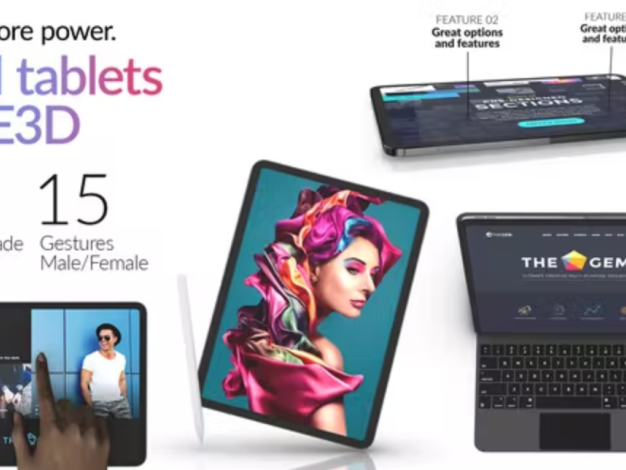 AE模板-90款iPad平板电脑设备APP应用界面介绍动画 – 百度云下载