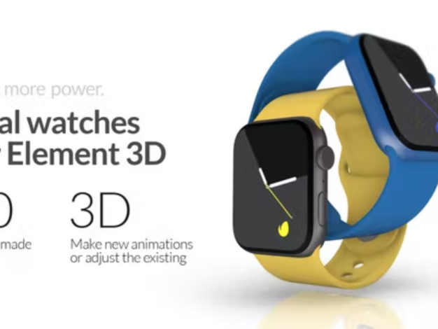 AE模板-50款智能电子手表设备APP应用界面介绍动画 – 百度云下载