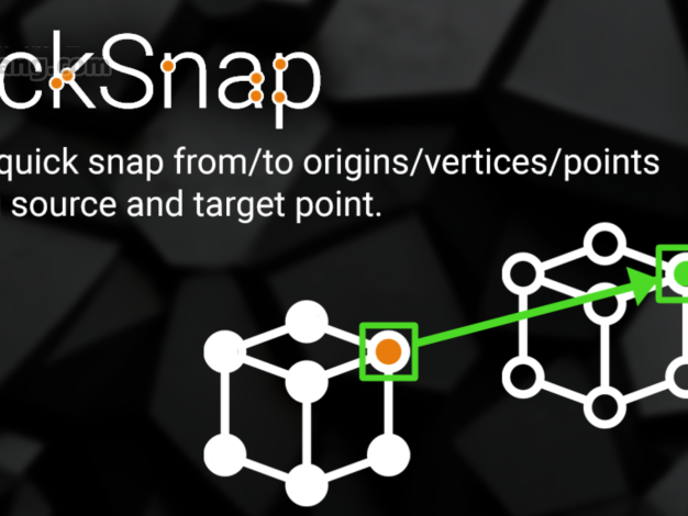 Blender插件-QuickSnap v1.2.5对象/顶点/原点捕捉/对齐吸附实用插件 – 百度云下载