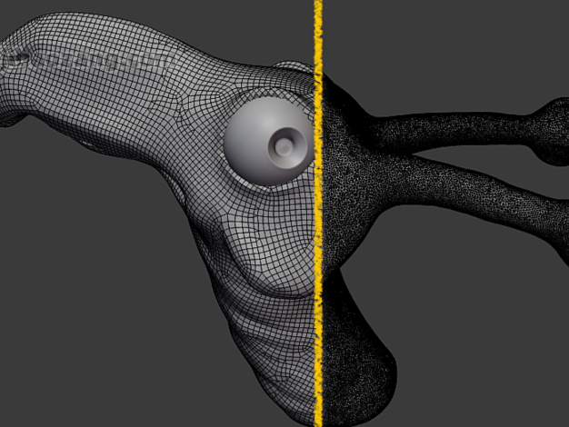 Blender插件-多边形网格划分重拓扑 Tesselator – Quadrilateral Remeshing v1.28.1 – 百度云下载