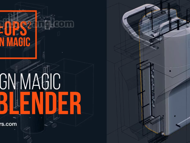 Blender插件-硬表面快速3D建模 Design Magic V1.0.2 – 百度云下载