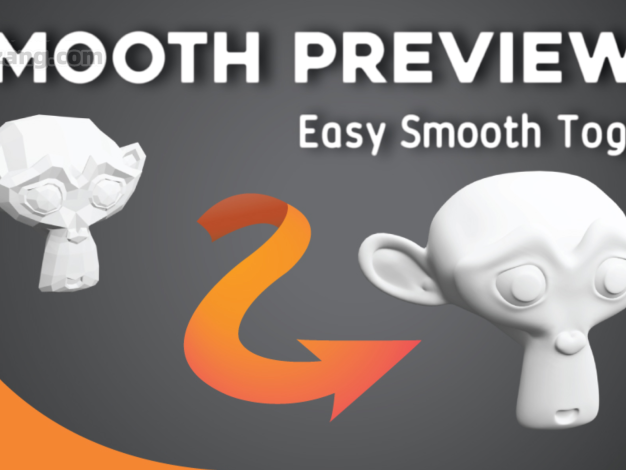 Blender插件-三维模型平滑细分曲面一键搞定 Smooth Preview V1.2 – 百度云下载