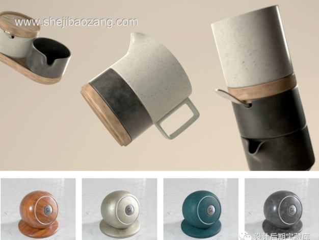 C4D材质预设-129个4K常用室内金属木纹织物玻璃塑料材质预设Octane Texture Pack 6 – 百度云下载