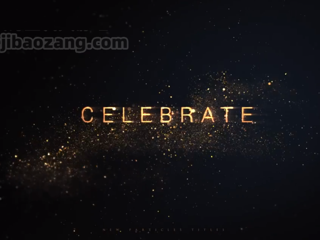 PR模板-金色绚丽粒子文字片头标题大气高端颁奖典礼开场片头 Particles Titles – 百度云下载