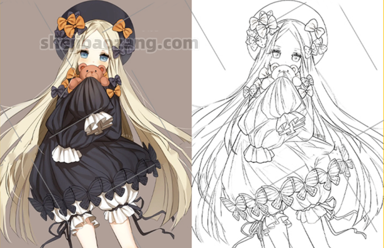 PS动作预设-一键图片转手绘线稿 支持Win和Mac 附使用教程 - 百度云下载 PS动作预设-一键图片转手绘线稿 支持Win和Mac 附使用教程 - 百度云下载