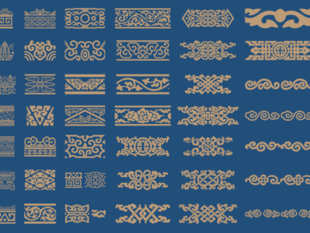 古风雕花神兽图案元素矢量源文件（1000款+） – 百度云下载