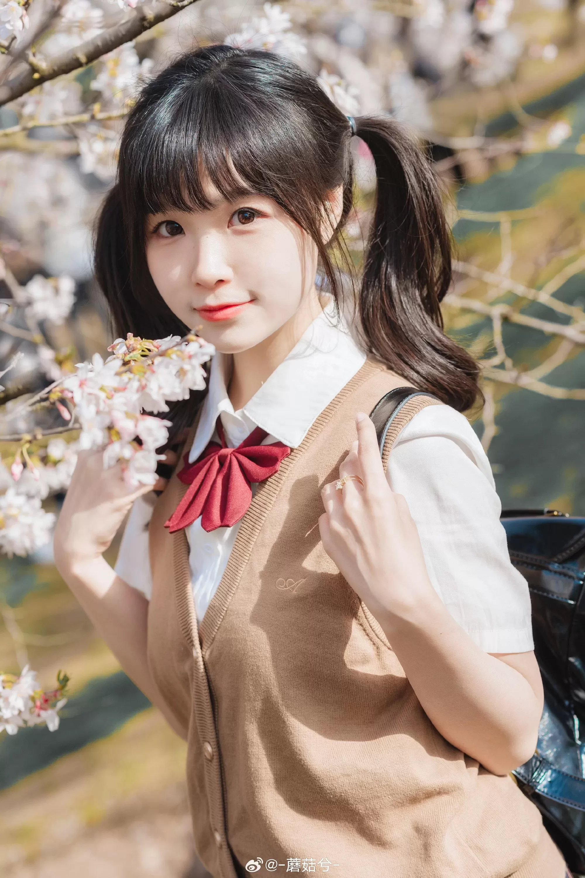 JK制服 樱花是春日来信@-蘑菇兮-