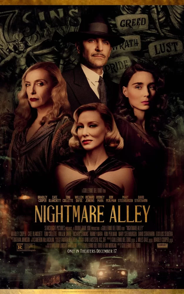 玉面情魔 4K蓝光原盘下载+蓝光高清MKV版/噩梦巷 / 夜路(台) 2021  Nightmare Alley 41.1G