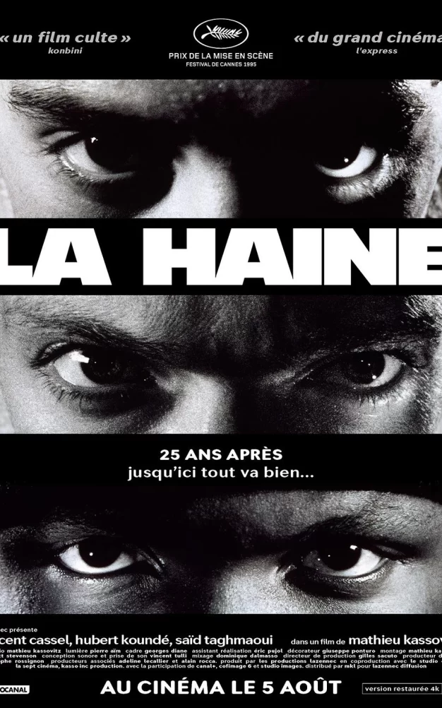 怒火青春 蓝光原盘下载+高清MKV版/仇恨 / 恨 / The Hate 1995 La Haine 44.1G