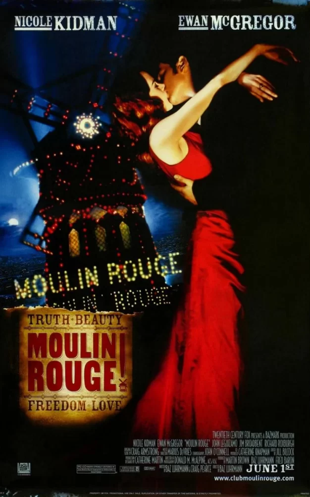 红磨坊 蓝光原盘下载+高清MKV版/梦断花都/情陷红磨坊 2001 Moulin Rouge! 44.5G