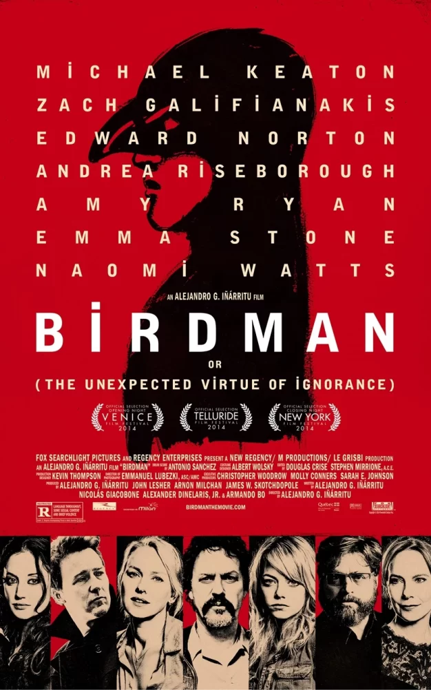 鸟人 蓝光原盘+高清MKV版/飞鸟侠(港)/Birdman.2014.720p.BluRay.x264-SPARKS 44.6G