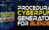 Blender插件 程序化一键科幻赛博朋克效果生成器 Procedural One Click Sci-Fi Cyberpunk Effect Generator – 百度云下载