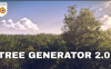 Blender插件-Tree Generator V2 三维绿植树木植物生成器 – 百度云下载