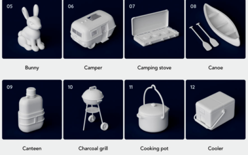 3D模型合集-GSG灰猩猩180个实用产品模型 – 百度云下载