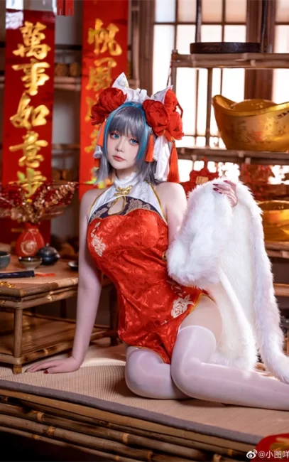 碧蓝航线 🧧柴郡猫新春cos🧧@小图咩咩