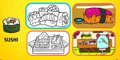 Switch游戏–NS 绘图和颜色：卡哇伊（Draw and Color: Kawaii）中文[NSP],百度云下载