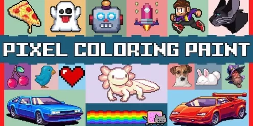 Switch游戏–PC 像素着色绘制（Pixel Coloring Paint）[NSP],百度云下载