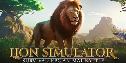Switch游戏–NS 狮子生存模拟器：RPG 动物大战 [NSP],百度云下载