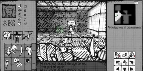 Switch游戏–NS 墨水和纸的手绘地牢（Drawngeon: Dungeons of Ink and Paper）[NSP],百度云下载