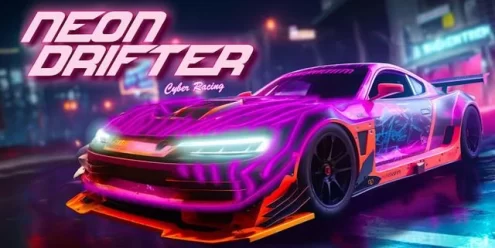 Switch游戏–NS 霓虹灯漂移：赛博赛车（Neon Drifter – Cyber Racing）[NSP],百度云下载