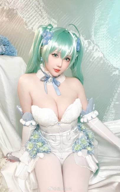 COSPLAY 初音未来🌸🌸🌸@星之迟迟