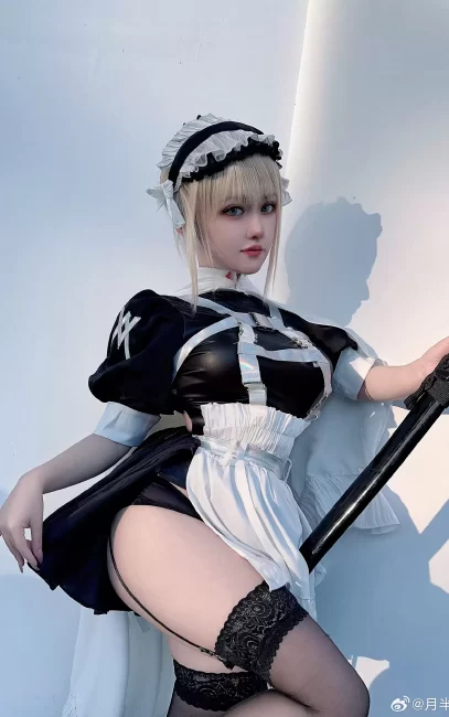 cosplay 战斗女仆 红桃♥️合集@月半揉揉子