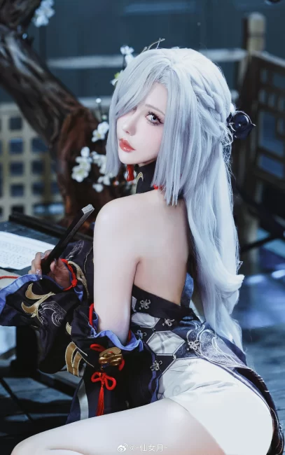 cosplay 原神 海灯节 申鹤@-仙女月-