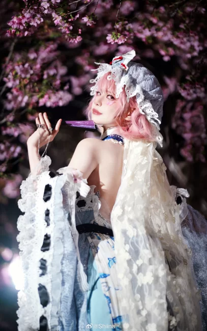 COSPLAY 东方project 西行寺幽幽子@Shiina·