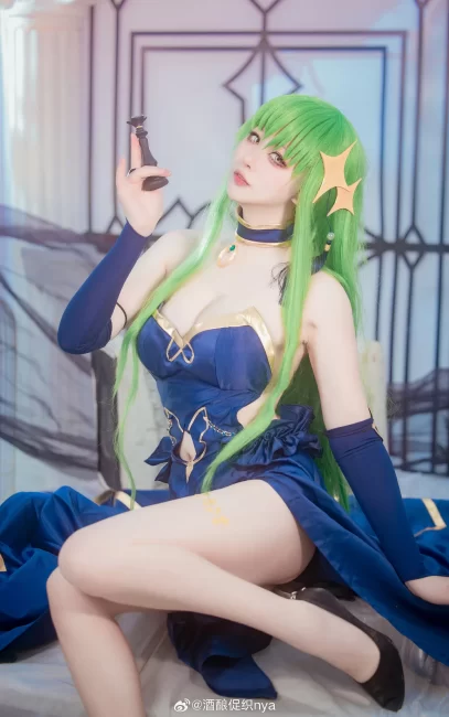 cosplay C.C.雀魂联动皮肤 棋盘晚宴@酒酿促织nya