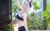 COSPLAY 兽耳控来咯！小狐狸变成人类的话…也会很可爱的吧~你说是吧是吧~嗯哼哼~@外星嫣子_Yan