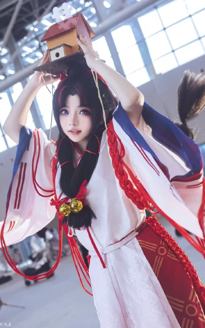 COSPLAY 阴阳师同人 我很不好惹的，超凶哦@娜可鹿鹿