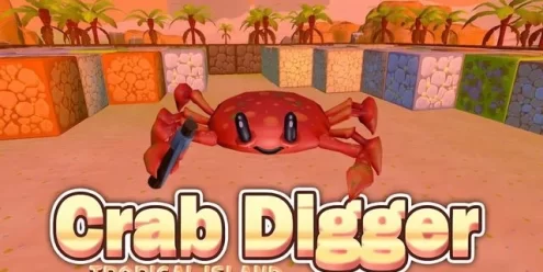 Switch游戏–NS 螃蟹挖掘者：热带海岛（Crab Digger）[NSP],百度云下载