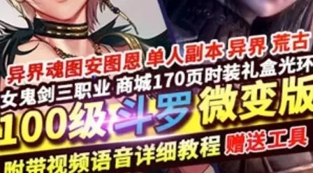端游DOF斗罗微变单机版 女鬼剑三大陆神器昊天锤一键镜像端