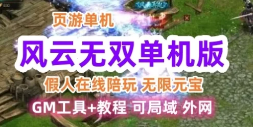 风云无双单机版游戏假人陪玩一键服务端 元宝GM工具