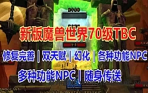 端游魔兽世界单机版 70级TBC燃烧远征经典 酷炫GM技能修复完善