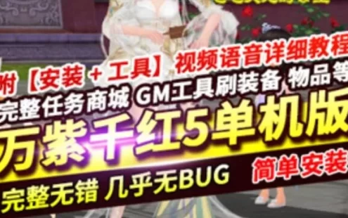 网单天龙八部万紫千红5仿官单机版一键端 可调经验倍率