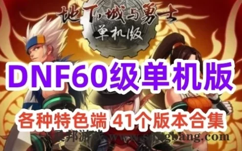 网游DNF单机版 60级各种特色端 41个版本合集 【170GB】