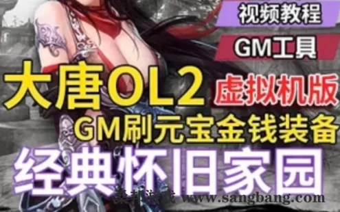 3D网游大唐2单机版 大唐2虚拟机一键端 GM刷元宝金钱装备