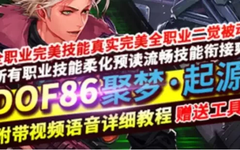 网单DOF86单机版 聚梦起源 合金战士女鬼女圣职团本字体全职业 网游单机