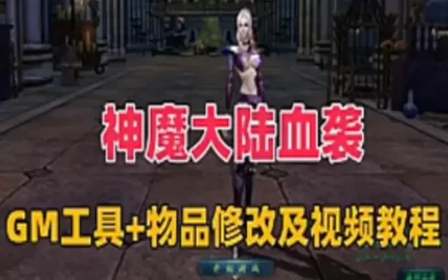 网单 神魔大陆血袭网游单机版 带GM工具+商城物品修改等工具 视频教程