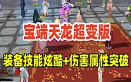 网单 天龙八部超变单机版 各种炫酷装备和技能 GM工具视频教程