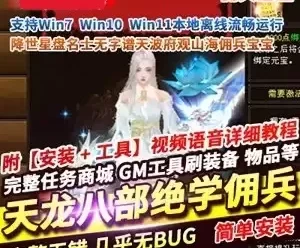 网单天龙八部单机版 绝学降世佣兵 十四门派绝学单机天龙八部网游单机